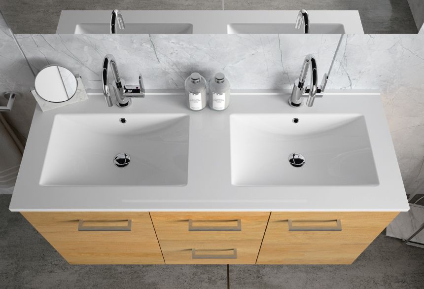 Aquance Media – 4 portes laqué blanc ou gris